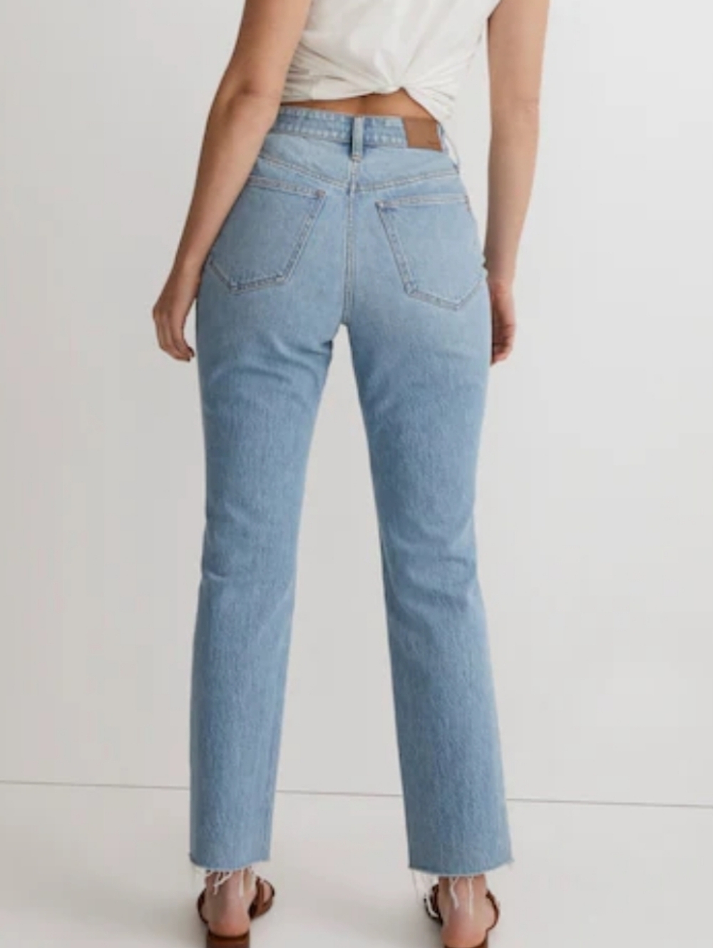 NWT Madewell The Curvy Perfect Vintage Jean Comfort Stretch High Rise Raw Hem - Picture 2 of 16